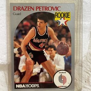Drazen Petrovic NBA hoops rookie card #248